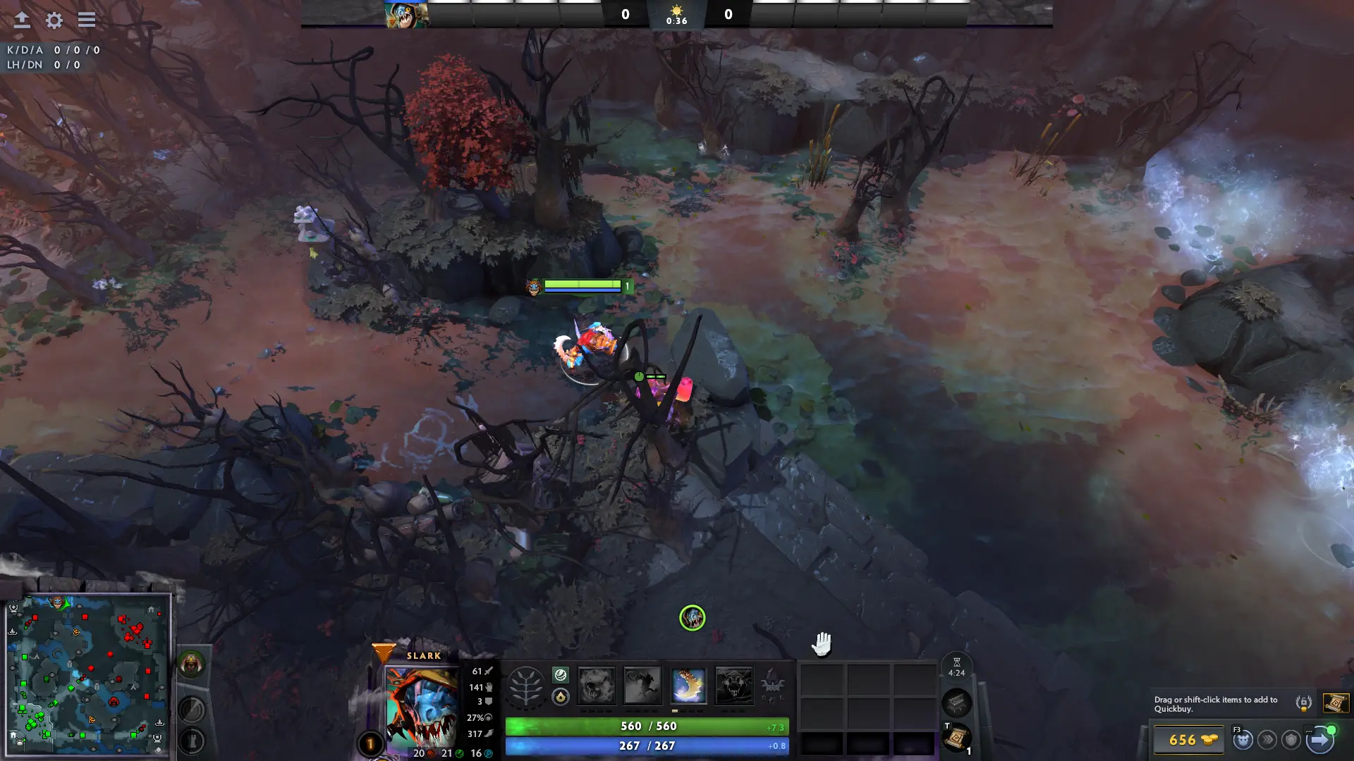 Dota 2 最佳插眼点位-夜魇附加野区深眼