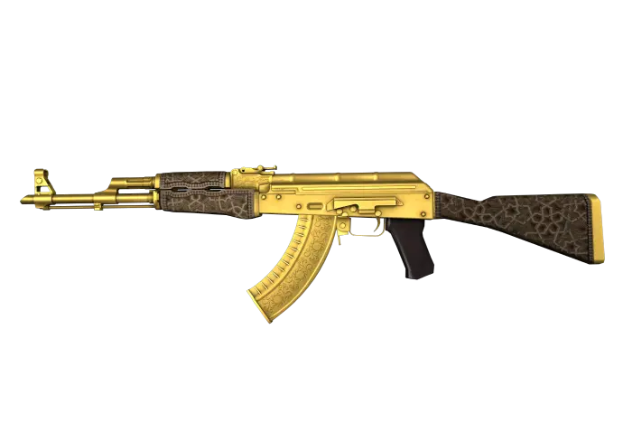 《反恐精英2》纪念品皮肤 - AK-47 Gold Arabesque