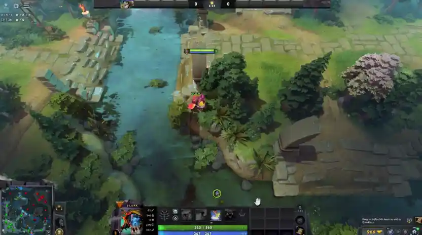 天辉优势路附加野区高坡