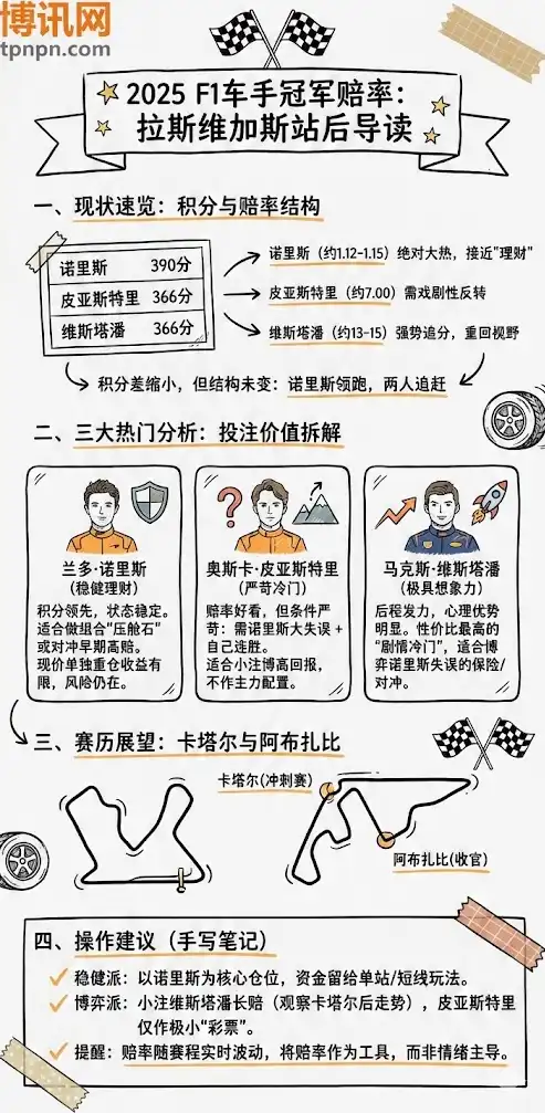 2025F1车手冠军赔率和预测