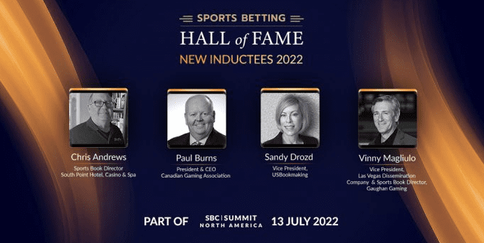 SBC2022年体育博彩名人堂名单宣布