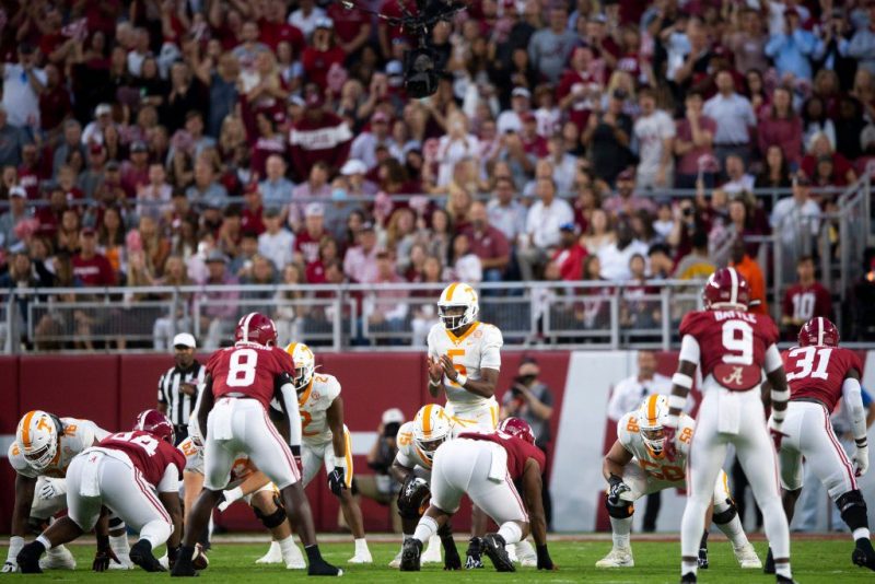 阿拉巴马VS田纳西赔率、让分和预测