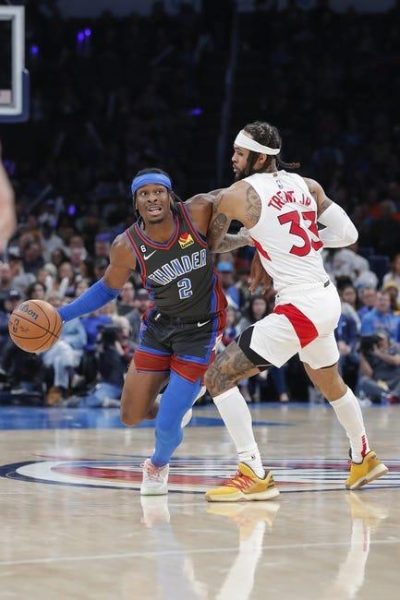 俄克拉荷马城雷霆队对阵多伦多猛龙队 3/16/23--NBA竞猜与预测