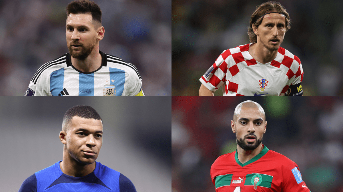 世界杯半决赛选择阿根廷对克罗地亚，法国对摩洛哥,梅西和姆巴佩获胜
