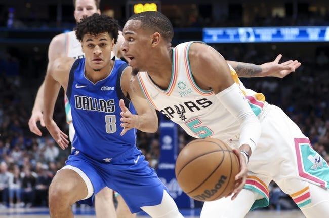 达拉斯小牛队对阵圣安东尼奥马刺队 12/31/22 - NBA推荐和预测