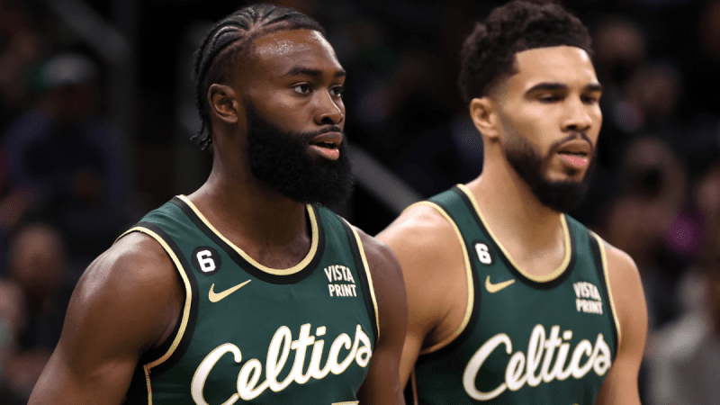 凯尔特人队的杰伦-布朗谈与杰森-塔图姆的合作：