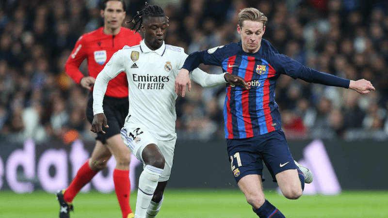 巴塞罗那对阵皇家马德里,西甲两支顶级球队因场外丑闻争吵，El Clasico有其反咬一口的意思