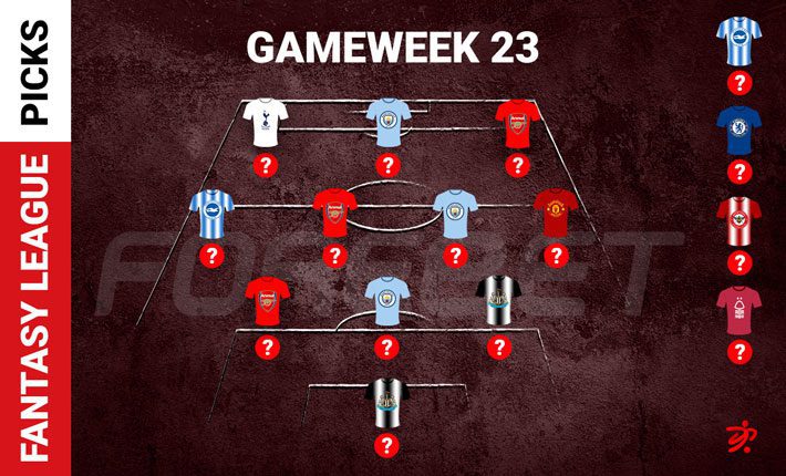 梦幻英超--第23周FPL技巧、最佳球员及其他