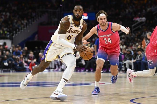 华盛顿奇才队对阵洛杉矶湖人队 12/18/22 - NBAl预测和预报