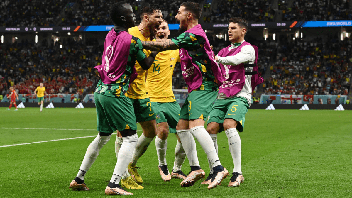 澳大利亚对阵丹麦的最终比分，2022年国际足联世界杯：足球队在震惊的胜利后获得了进入16强的资格