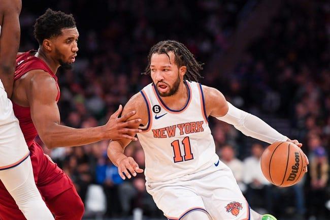 克利夫兰骑士队对阵纽约尼克斯队 1/24/23 - NBA推荐和预测