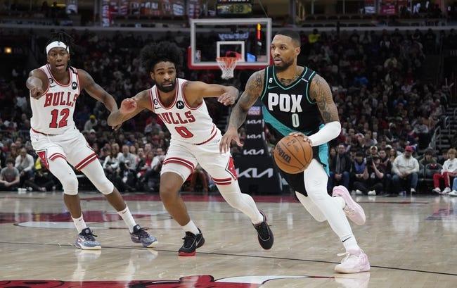 芝加哥公牛队对波特兰开拓者队 3/24/23 - NBA预测