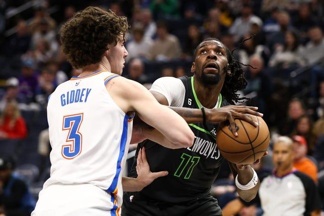 明尼苏达森林狼对俄克拉荷马城雷霆 12/16/22 - NBA推荐和预测