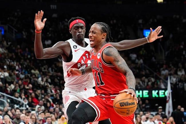 芝加哥公牛队对阵多伦多猛龙队 2/28/23 - NBA推荐和预测