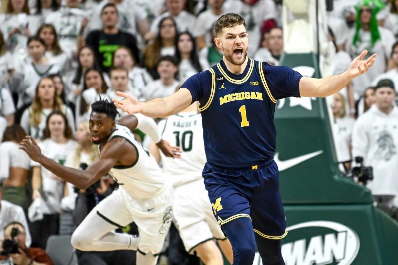 密歇根州对马里兰州的赔率、让分盘和预测（1月19日）