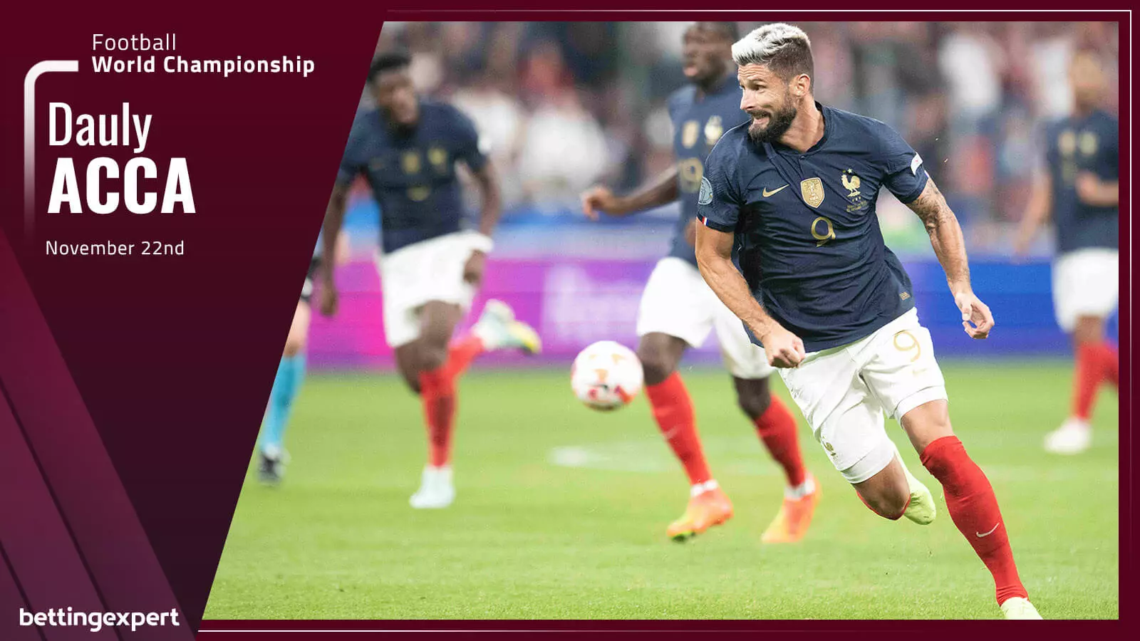 世界杯的提示,星期二，11月22日