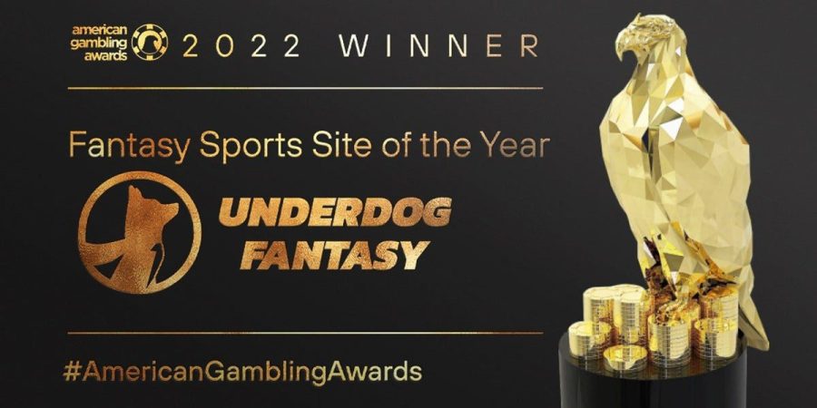 Underdog Fantasy是美国博彩奖年度最佳幻想体育网站