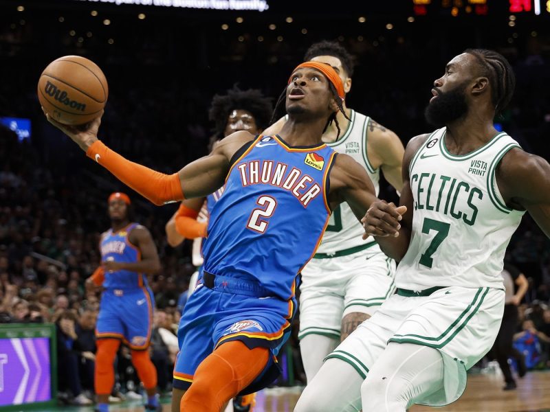 俄克拉荷马城雷霆对波士顿凯尔特人的预测,年轻的雷霆对阵老将凯尔特人