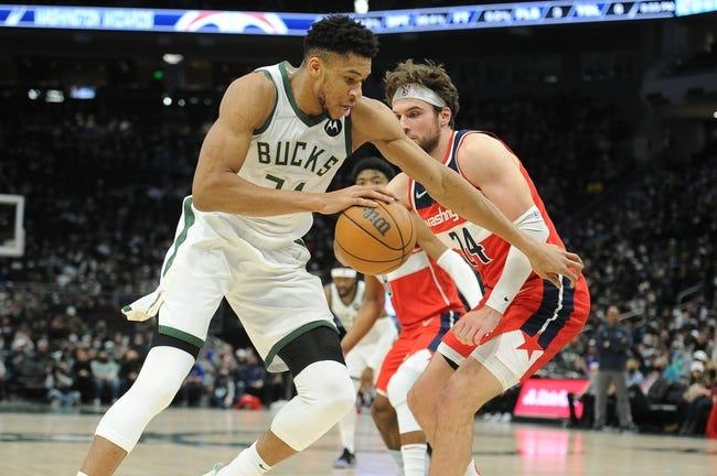 华盛顿奇才队对阵密尔沃基雄鹿队 1/1/23–NBA预测和预报