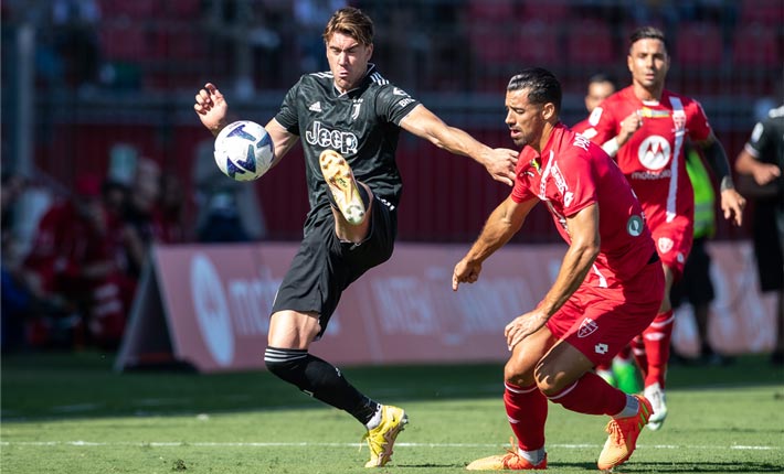 尤文图斯在意大利杯第16轮比赛中战胜蒙扎队