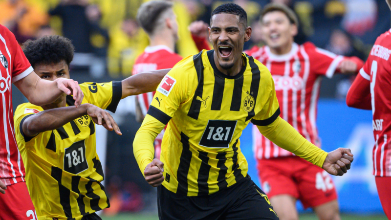 塞巴斯蒂安-哈勒尔癌症康复,前锋在治疗六个月后打入多特蒙德的第一个球