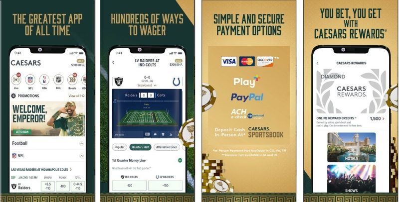 疯狂三月第一轮的凯撒体育博彩优惠代码 - 高达1250美元