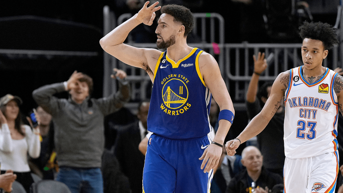 勇士队的克莱-汤普森在对阵OKC的比赛中投中了12个三分球，但他的成绩单上有一个零分很突出