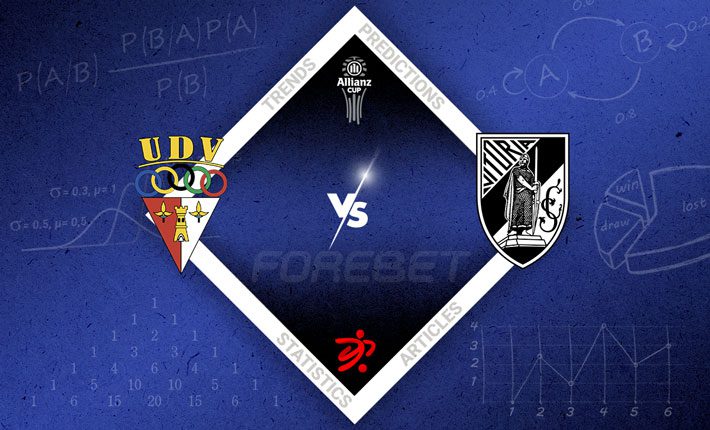UD Vilafranquense 和 Vitória SC 在葡萄牙联赛杯中相遇