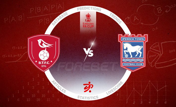 在足总杯中，伊普斯维奇准备在布拉克内尔镇轻松获胜