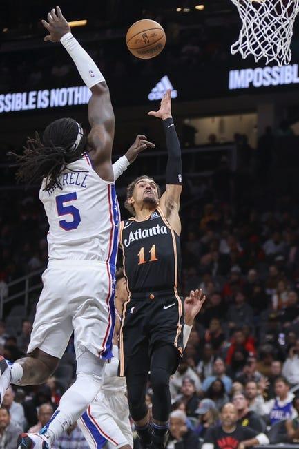 亚特兰大老鹰队对阵费城76人队–NBA竞猜与预测