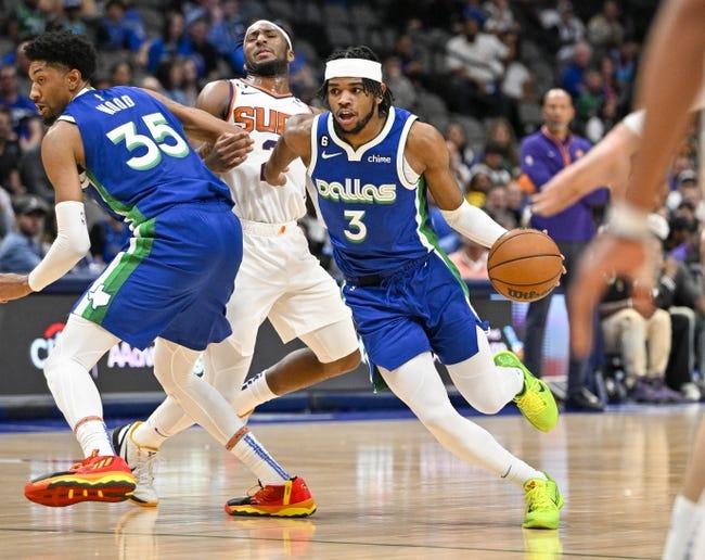 达拉斯小牛队对阵菲尼克斯太阳队 1/26/23 - NBA推荐和预测