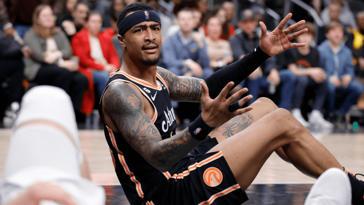 NBA交易传闻,老鹰队降低了约翰-科林斯的要价,爵士队和火箭队仍有兴趣
