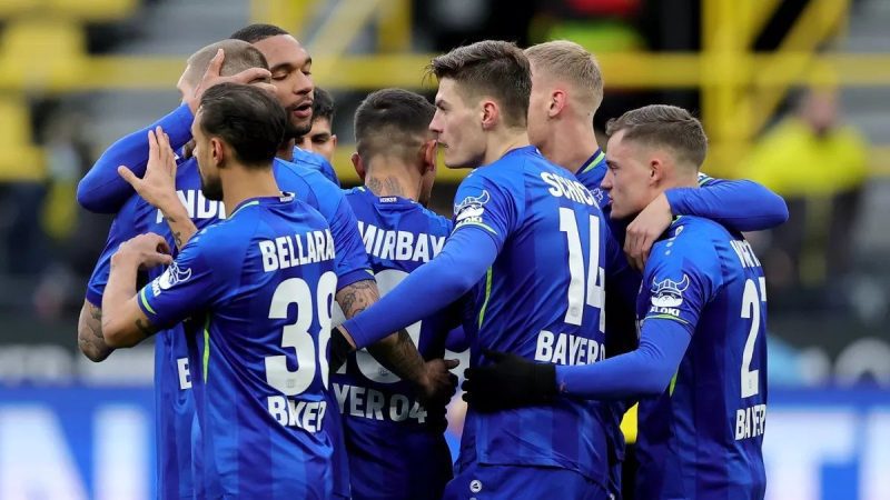 拜耳勒沃库森对多特蒙德的预测,拜尔勒沃库森将获得一场意外的胜利或平局