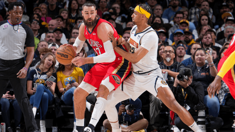 NBA西部季后赛图片： 鹈鹕队有可能从比赛中爬出来