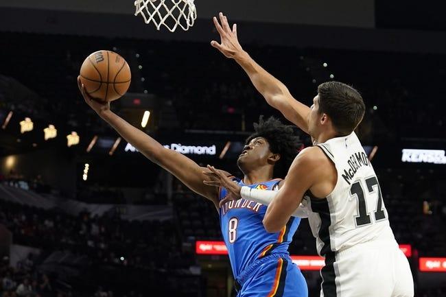 圣安东尼奥马刺队对阵俄克拉荷马城雷霆队–NBA盘口选择和预测