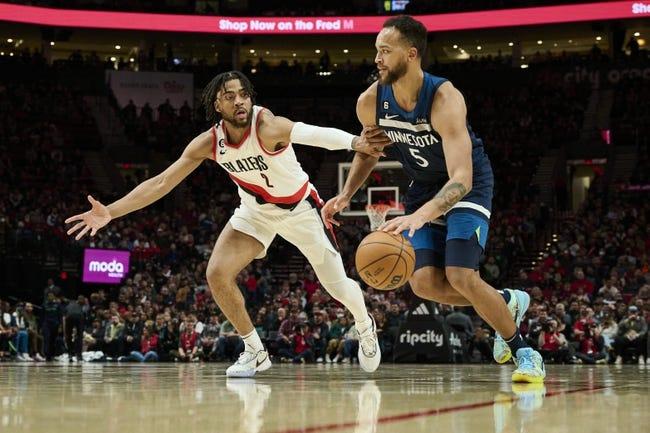 波特兰开拓者对明尼苏达森林狼 1/4/23 - NBA竞猜与预测