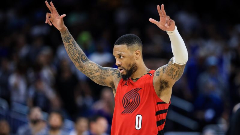 今天的NBA球员支持率,达米安-利拉德和多曼塔斯-萨博尼斯都是最佳人选