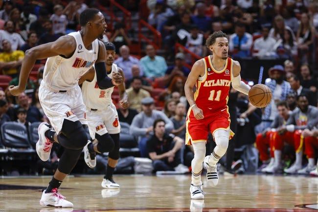 亚特兰大老鹰队对阵迈阿密热火队 4/11/23--NBA预测和预报