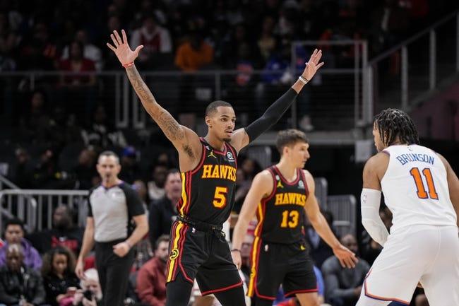 纽约尼克斯队对阵亚特兰大老鹰队 2/15/23--NBA盘口选择和预测