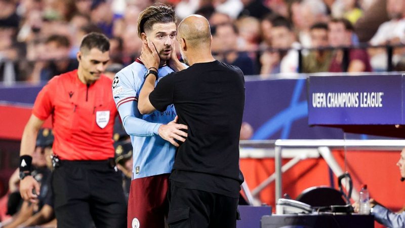 瓜迪奥拉告诉曼城的格里利什不要理会批评者