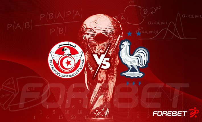 法国将在D组决赛中确保头名并送突尼斯回家