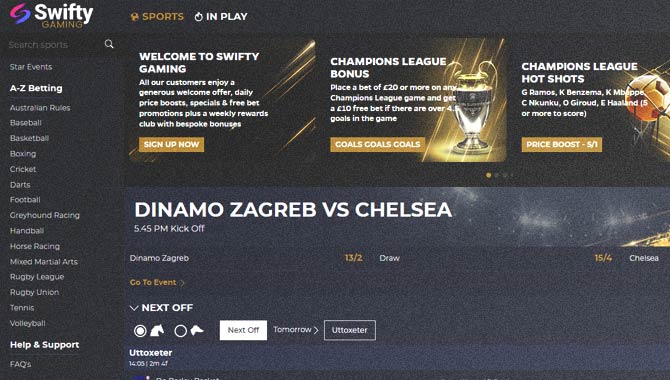 Swifty Global推出其体育博彩部门Swifty Gaming