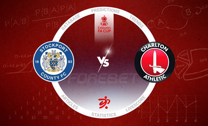 斯托克波特郡和查尔顿竞技在足总杯第二轮重赛中相遇
