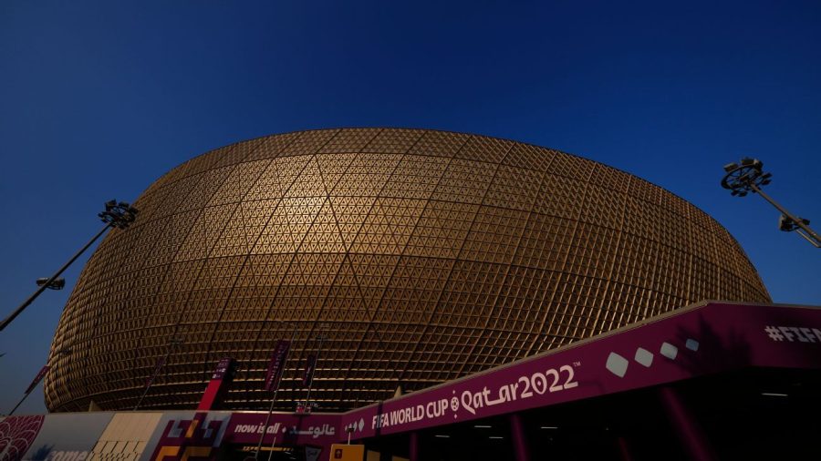 举办阿根廷-墨西哥比赛的场地附近起火