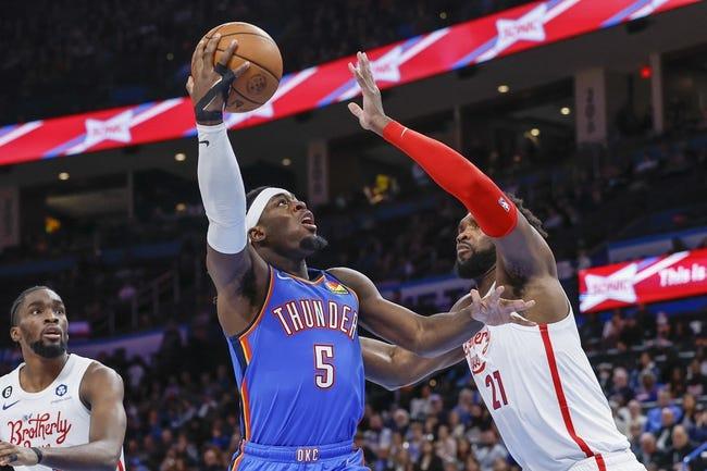 俄克拉荷马雷霆队对阵费城76人队 1/12/23--NBA竞猜与预测