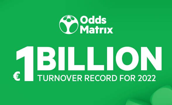 OddsMatrix九月份的营业额突破了10亿欧元