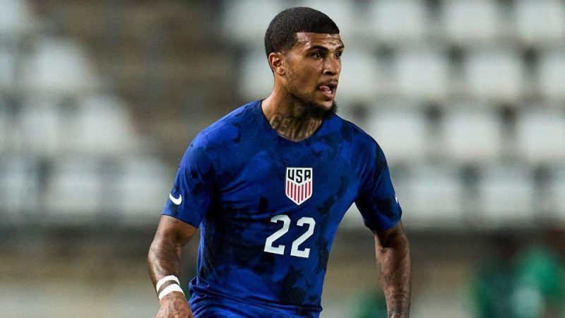 2022年世界杯：美国国家队传奇人物兰登-多诺万呼吁德安德烈-耶德林在后卫位置上比塞尔吉诺-德斯特先发