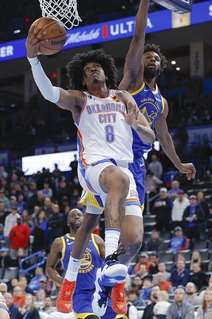 俄克拉荷马城雷霆队对阵金州勇士队 2/6/23--NBA预测&预报