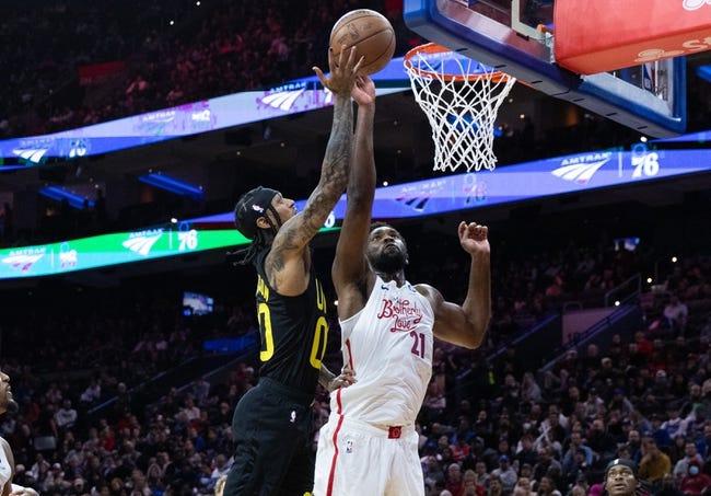 费城76人队对阵犹他爵士队 1/14/23 - NBA推荐和预测