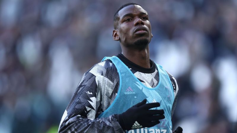 博格巴遭遇挫折，明星在踢任意球时受伤